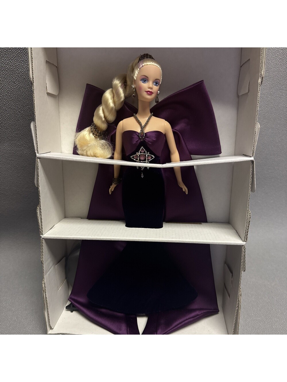 Amethyst Aura Barbie Bob Mackie The Jewel Essence Collection 15522 w/ Shipper